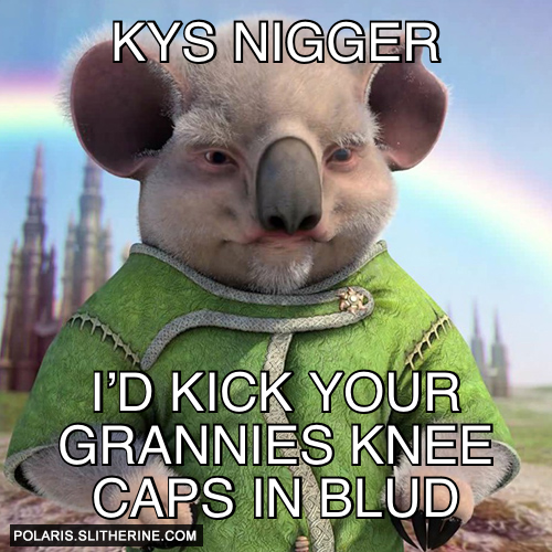 kys nigger  i’d kick your grannies knee caps in blud