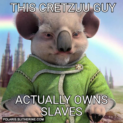 This cretzuu guy Actually owns slaves