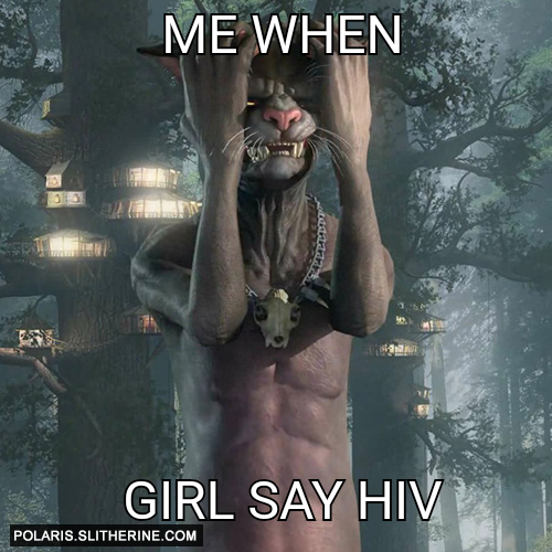 Me when Girl say hiv